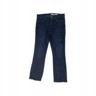 Spodnie damskie - Jeansowe granatowe spodnie damskie DKNY JEANS S/M - miniaturka - grafika 1