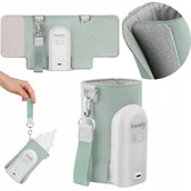 Podgrzewacze butelek i sterylizatory - Podgrzewacz przenośny do butelek wbudowana bateria Lionelo Thermup Go Evo - miniaturka - grafika 1