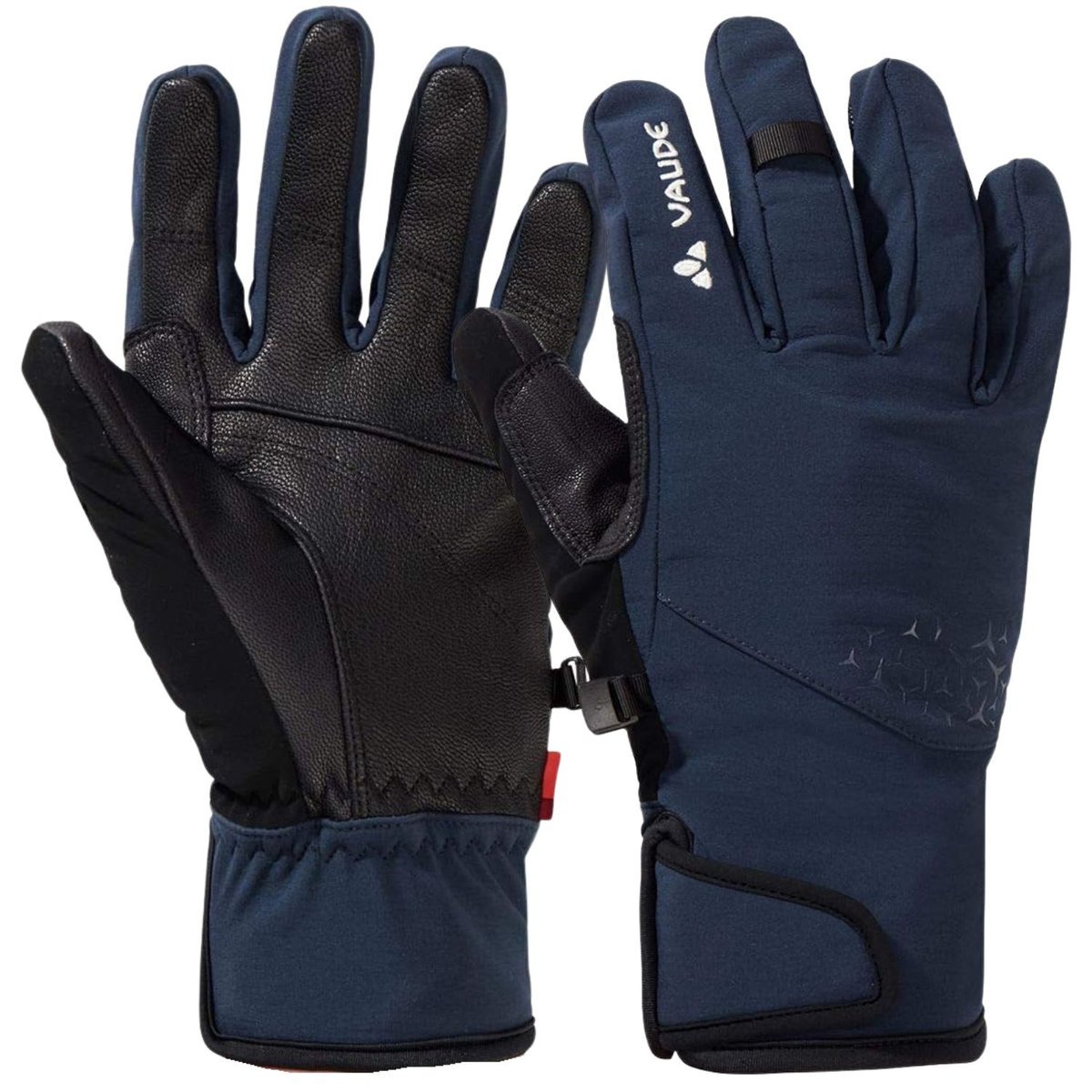 Rękawice męskie Vaude Lagalp Softshell narciarskie wodoodporne granatowe-XL