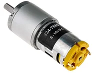 Filamenty i akcesoria do drukarek 3D - RS PRO Szczotkowy silnik przekładniowy do 2399 gcm, 12 V DC / 7,85 W, średnica wału 6 mm, 32 (średnica) mm x 73,9 mm - miniaturka - grafika 1