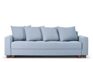 Sofy i kanapy - Sofa 3 REVO *niebieski, 226x97x97, tkanina - miniaturka - grafika 1