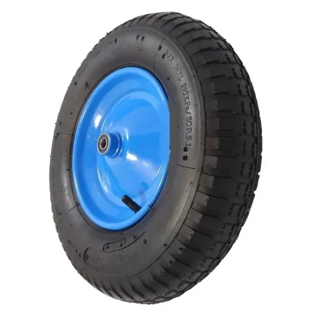 KOŁO do taczki 6PR 390mm KOSTKA łoż.rolk + ośka XLTOOLS