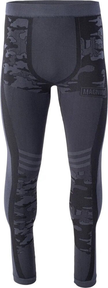 Magnum Męskie legginsy termoaktywne militarne Magnum Camo Bottom szare rozmiar XXXL