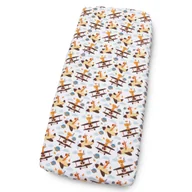 Prześcieradła dla dzieci - PRZEŚCIERADŁO 76x43 cm do dostawki LIONELO Aurora BAWEŁNIANE PREMIUM - miniaturka - grafika 1