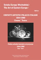 Contatti artistici polacco-italiani 1944 - 1980 - Książki o kulturze i sztuce - miniaturka - grafika 1