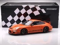 Samochody i pojazdy dla dzieci - Porsche 911 (997) GT3 RS - 2007, lava orange Minichamps 1:18 - miniaturka - grafika 1