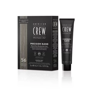 American Crew Precision Blend Odsiwiacz repigmentacja Kolor średni brąz 5-6 3x40ml - Zestawy kosmetyków męskich - miniaturka - grafika 1