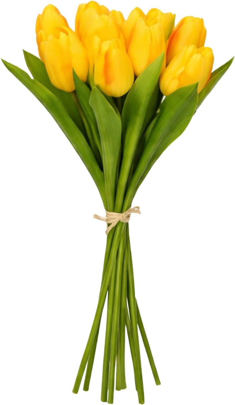 Direct Home and Garden Bukiet sztucznych kwiatów Tulipany 39 cm mix kolorów