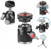 Głowice do statywów - Głowica Kulowa Do Aparatu Kamery 3d Gwint 1/4"" 2x Stopka Iso Do 3kg Puluz / Pu3075b - miniaturka - grafika 1