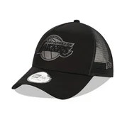 Czapki i chusty sportowe męskie - Czapka z daszkiem New Era Los Angeles Lakers trucker czarna - 12523911 - miniaturka - grafika 1