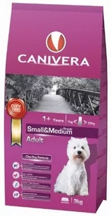 Canivera Adult Lamb&Rice Small&Medium Breeds 17 kg - Sucha karma dla psów - miniaturka - grafika 1