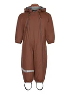 Pajacyki dla niemowląt - mikk-line Kombinezon zimowy w kolorze brązowym - miniaturka - grafika 1