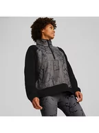 Bluzy damskie - Puma Bluza polarowa w kolorze czarno-szarym - miniaturka - grafika 1