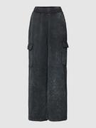 Spodnie sportowe damskie - Spodnie dresowe o luźnym kroju z kieszeniami cargo model ‘Naritima’ - miniaturka - grafika 1