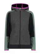 Kurtki i kamizelki sportowe damskie - CMP Kurtka funkcyjna w kolorze szaro-zielonym - miniaturka - grafika 1