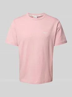 T-shirt o kroju regular fit z czystej bawełny model ‘TALBOT’ - Koszulki męskie - miniaturka - grafika 1