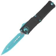 Noże - Nóż automatyczny OTF Microtech Combat Troodon D/E Gen III Black Aluminium, Turquoise M390MK by Tony Marfione (1142-1TQSK) - miniaturka - grafika 1