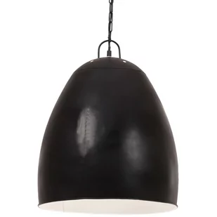 VidaXL Industrialna lampa wisząca, 25 W, czarna, okrągła, 42 cm, E27 320557 - Lampy sufitowe - miniaturka - grafika 1