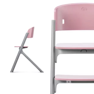 Kinderkraft Krzesełko do karmienia Livy aster pink z bujaczkiem Calmee - Krzesełka do karmienia - miniaturka - grafika 1
