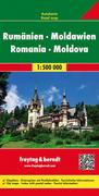 Freytag&berndt Rumunia, Mołdawia - mapa freytag and berndt (skala 1:500 000) - Opracowanie zbiorowe