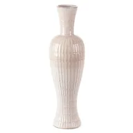 Wazony i flakony - Wazon Ceramiczny Wysoki Edna 17X17X56 Kremowy - miniaturka - grafika 1