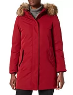 Kurtki damskie - Geox W CARUM parka damska, Red Dahlia, 38 - miniaturka - grafika 1