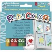 Przybory szkolne - Playcolor Farby w sztyfcie One Window 6 kolorów - miniaturka - grafika 1