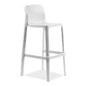 Fotele i krzesła ogrodowe - Hoker Nardi NET STOOL Bianco - miniaturka - grafika 1