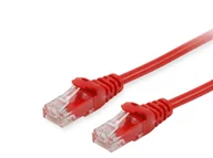 Kable miedziane - Equip 603121 kabel sieciowy Czerwony 0,15 m Cat6a U/UTP (UTP) 603121 - miniaturka - grafika 1