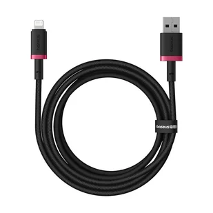 Kabel Baseus Dura 2.4A 2m (czerwono-czarny) - Kable USB - miniaturka - grafika 1