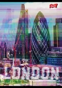 Szkolne artykuły papiernicze - Paczka Zeszyt A5 60k kratka glitched city mix pakiet 10 sztuk - ST-Majewski - miniaturka - grafika 1