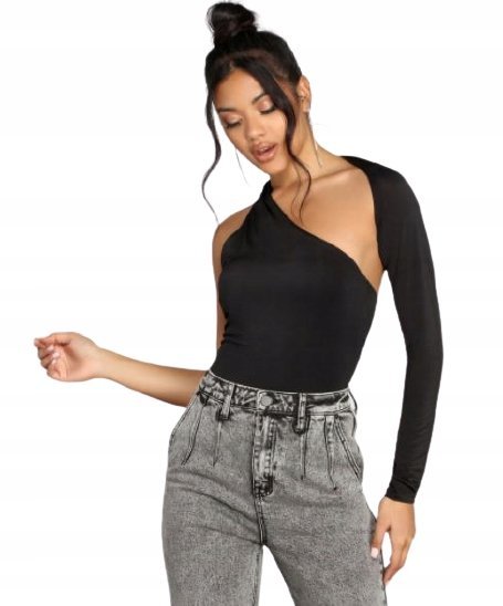 Prettylittlething Body Asymetryczne Gładkie 40 M6l