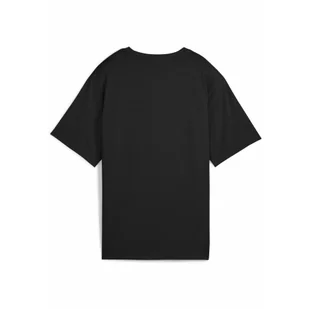 Damska koszulka LOVE UNITED o luźnym kroju PUMA Black - Koszulki sportowe damskie - miniaturka - grafika 1