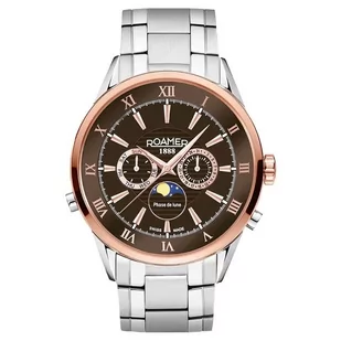 Zegarek Roamer Superior Moonphase  508821-47-63-50 - Zegarki męskie - miniaturka - grafika 1