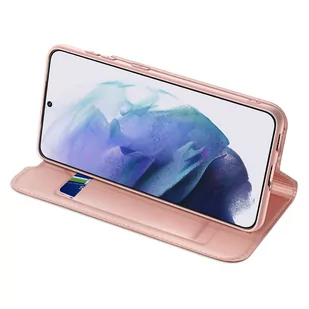 Dux Ducis Skin Pro kabura etui pokrowiec z klapką Samsung Galaxy S22+ (S22 Plus) różowy - Etui i futerały do telefonów - miniaturka - grafika 6