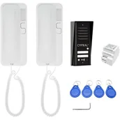 Domofony - Euratech dwurodzinny Cyfral Cosmo czarny Breloki - miniaturka - grafika 1