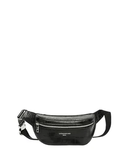 Liebeskind Berlin Women's S CHUDY New Croco Black Belt-Bag, czarny - Torebki damskie - miniaturka - grafika 1