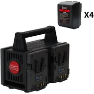 Akcesoria fotograficzne - Zestaw Rotolight Titan 4-Way V-Lock Regulated Battery Adapter i 155Wh Battery Bundle - miniaturka - grafika 1
