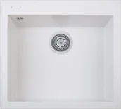 Zlewozmywaki - Zlew PLADOS ONE 5610 MLECZNY (white 58) (ON561058) - miniaturka - grafika 1