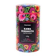 Kawa - KAWA ZIARNISTA W PUSZCE FOLK 410g - ŁOWICKA CZARNA FOLKSTAR - miniaturka - grafika 1