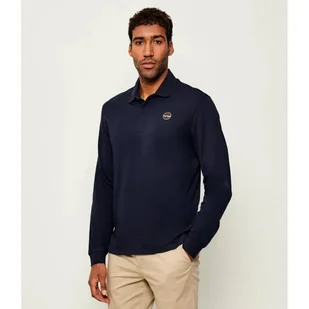 Napapijri Polo E-BADGE LS Relaxed fit - Koszule męskie - miniaturka - grafika 1