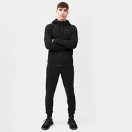 Spodnie sportowe męskie - Męskie spodnie dresowe 4F 4FMM00TTROM311 - czarne - miniaturka - grafika 1