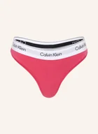 Majtki damskie - Calvin Klein Stringi Icon Cotton Modal pink - miniaturka - grafika 1