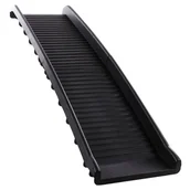 Sprzęt podróżny i transportery dla psów - FLAMINGO Składana rampa dla psa Zenna, 156x40x15 cm, czarna - miniaturka - grafika 1