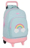 Plecaki - Safta ARCOIRIS Duży plecak na kółkach, kompaktowy, zdejmowany, idealny dla dzieci w różnym wieku, wygodny i wszechstronny, jakość i wytrzymałość, 33 x 22 x 45 cm, kolor, Wielobarwna, Estándar, zwykły - miniaturka - grafika 1