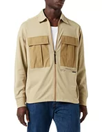 Bluzy męskie - G-STAR RAW Męska bluza Tweeter Zip Through, Zielony (Lt Moss C930-b249), XL - miniaturka - grafika 1