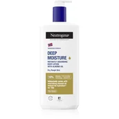 Balsamy i kremy do ciała - Neutrogena Deep Moisture Creamy Oil  Formuła Norweska Głęboko nawiżająca Emulsja z Olejkiem Sezamowym 400ml - miniaturka - grafika 1