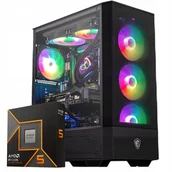Zestawy komputerowe - KOMPUTER GAMINGOWY RYZEN 5 9600X RTX 5070 32GB DDR5 2TB - miniaturka - grafika 1