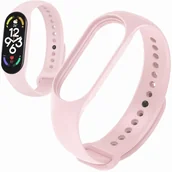Akcesoria do smartwatchy - Opaska do Xiaomi Mi Band 7 różowa - miniaturka - grafika 1