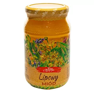 Miód lipowy 1,2kg Mr. PolBee PYSZNY AROMATYCZNY - Miód - miniaturka - grafika 1